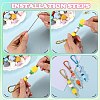 10Pcs Aluminum with Rock Climbing Carabiners AJEW-SZ0002-58A-4