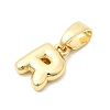 Brass Letter Charms KK-G554-22G-R-2