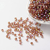 Bicone AB Color Plated Eco-Friendly Transparent Acrylic Beads LS-TACR-A003-4mm-39-1
