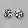 Retro 925 Sterling Silver Bead Caps STER-WH0007-17C-AS-1