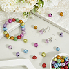 200Pcs Opaque Acrylic Beads OACR-SP0001-63-3