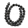 Natural Larvikite Beads Strands G-Z119-A32-03-4