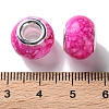 Frizzling Copper Buckle Acrylic European Beads OACR-M024-06P-07-3