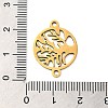 304 Stainless Steel Connector Charms LS-STAS-D013-02E-G-3