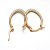 Oval 304 Stainless Steel Enamel Hoop Earrings X-EJEW-L139-12G-2