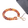 Acrylic Curb Chain Mobile Straps HJEW-JM00449-4