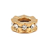 304 Stainless Steel Rhinestone European Beads RB-CBA362B-01H-1