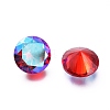 Cubic Zirconia Pointed Back Cabochons ZIRC-H108-11B-227SI-1