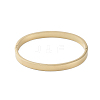 Ion Plating(IP) 304 Stainless Steel Micro Pave Clear Cubic Zirconia Hinged Bangles BJEW-P317-01G-3
