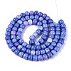 Ombre Effect Dyed Glass Beads Strands GLAA-N067-01A-12-2