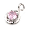 925 Sterling Silver Pave Cubic Zirconia Pendants STER-V001-03P-10-2
