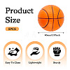 5Pcs PU Leather Mini Imitation Basketball for Doll Decorations AJEW-TA0002-47-3