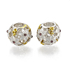 Alloy Enamel European Beads X-PALLOY-T048-28P-1