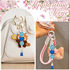 40Pcs 2 Colors Transparent Resin Rhinestone Graduated Beads RESI-PA0001-29-6