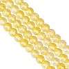 GOMAKERER 2 Strands Synthetic Citrine Beads Strands G-GO0001-26A-1