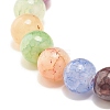 8.5MM Imitation Gemstone Glass Round Beads Stretch Bracelet for Women BJEW-JB07415-2