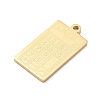 304 Stainless Steel Pendants SA-CBAE115-13D-G-2