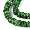 Handmade Millefiori Glass Beads Strands LAMP-T021-27B-06-3