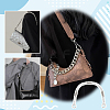 Aluminum & Iron Cuban Link Chains Bag Extender Chains HJEW-PH02129-01-5