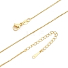 Brass Box Chain Necklaces for Women NJEW-G160-17G-2