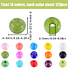 SUNNYCLUE 195G 15 Style Mixed Style Glass Round Seed Beads SEED-SC0001-34-2