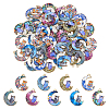 DICOSMETIC 54Pcs 9 Styles Alloy Printed Pendants FIND-DC0003-77-1