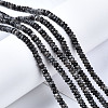 Natural Larvikite Beads Strands G-S366-091A-4