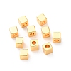 Brass Beads KK-C157-63G-1