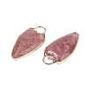 Natural Strawberry Quartz Pendants G-G193-02G-03-2