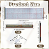 Rectangle Non-woven Fabric & Brocade Water Writing Cloth AJEW-OC0015-27B-2