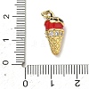 Brass Micro Pave Cubic Zirconia Pendants LS-KK-H255-03G-01-3
