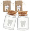 2Pcs Column Glass Bottle CON-AR0001-17B-1