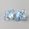 Transparent Acrylic Pendants TACR-TAC0009-07A-2