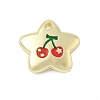Alloy Enamel Charms PALLOY-F316-05G-1