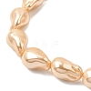 Electroplate Opaque Glass Imitation Pearl Beads Strands EGLA-K063-01B-3