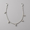 Alloy Rhinestone Shoe Chains FIND-WH0416-59A-1