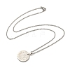 Non-Tarnish Constellation Pendant Necklaces LS-NJEW-S422-04P-09-3