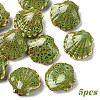 5Pcs Handmade Porcelain Beads PORC-YW0001-25F-1
