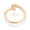 Brass Cuff Ring Settings KK-T076-41G-3