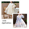 2-Layer Pleated Satin Organza Ribbons PJ-TAC0004-02A-6