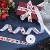 School Season Theme Polyester Printed Grosgrain Ribbon OCOR-WH20006-20B-3