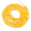 Dyed Natural White Jade Beads Strands G-T139-4mm-60-05-2