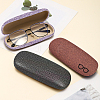 1Pc Oval Polyester Eyeglass Cases AJEW-CN0007-34-3