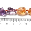 Natural Ametrine Beads Strands G-C179-C05-01-5