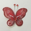 Polyester Butterfly Decoration DIY-WH0018-03M-1