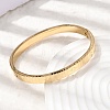 304 Stainless Steel Hinged Bangles for Women BJEW-B168-12G-3