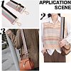 Cotton Cloth Stripe Pattern Bag Strap FIND-WH0077-75B-6