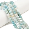 Natural Flower Amazonite Beads Strands G-C259-A26-5x8mm-1