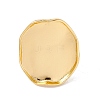 Oval Brass Open Cuff Finger Ring Enamel Settings X-KK-G428-03G-1