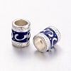 Enamel Alloy European Beads EA8640-S-2